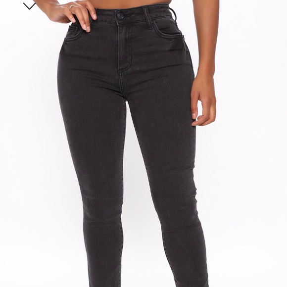 High wasted black jeans - Picture 1 of 3